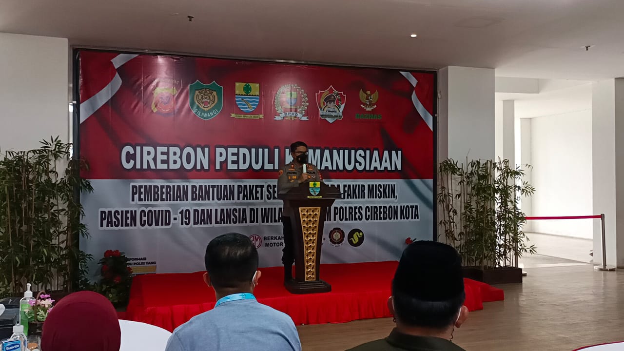 Kapolres Cirebon Kota Launching Program Cirebon Peduli Kemanusiaan