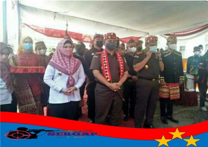 Bupati Tanggamus Menghadiri Peresmian rumah Restorative Justice Lamban Adem di Pekon Dadirejo Kecamatan Wonosobo