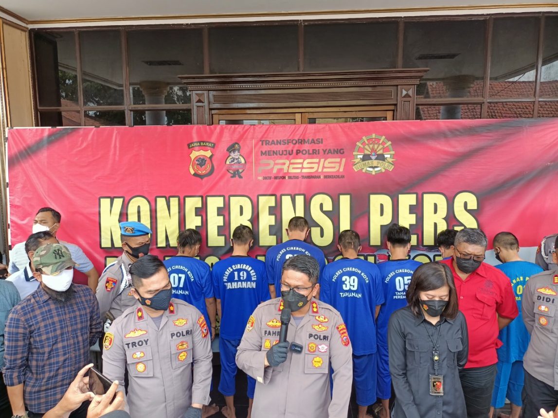 Operasi Jaran Lodaya 2022, 12 Pelaku Curanmor dan Curat dibekuk Polres Cirebon Kota