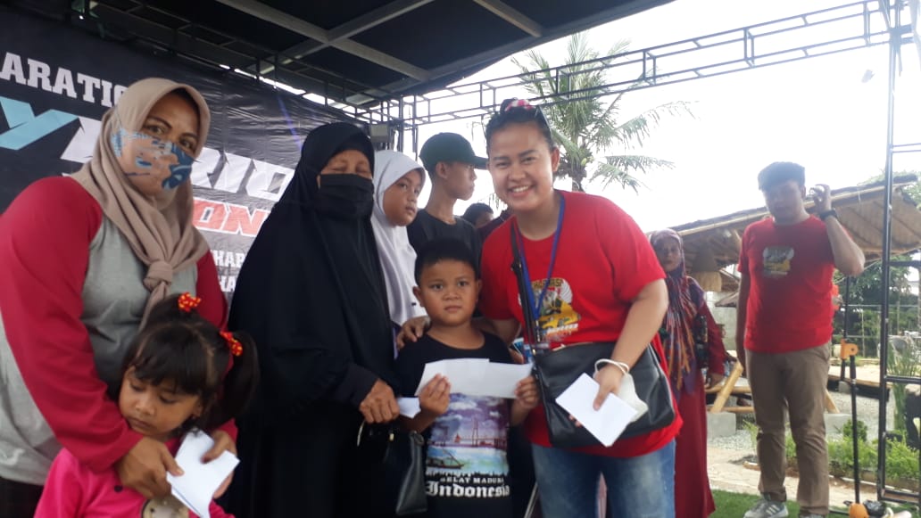 Komunitas HyBrio Indonesia Chapter Purwakarta Santuni Anak Yatim dan Dhuafa