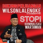 Penulis : Heintje G. Mandagi Ketua Dewan Pers Indonesia dan Ketum DPP SPRI